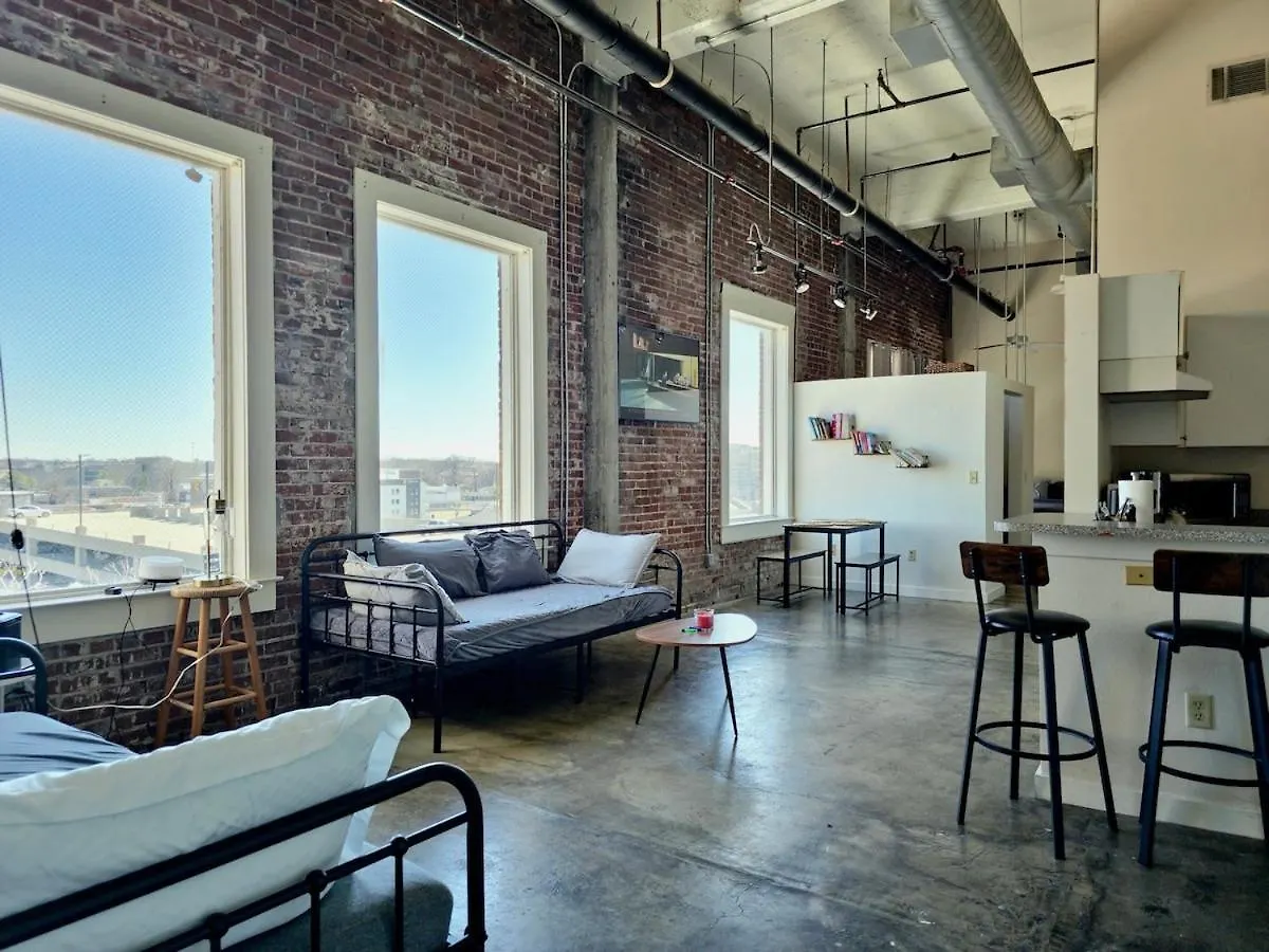 شقة The Downtown Grizz Loft ممفيس